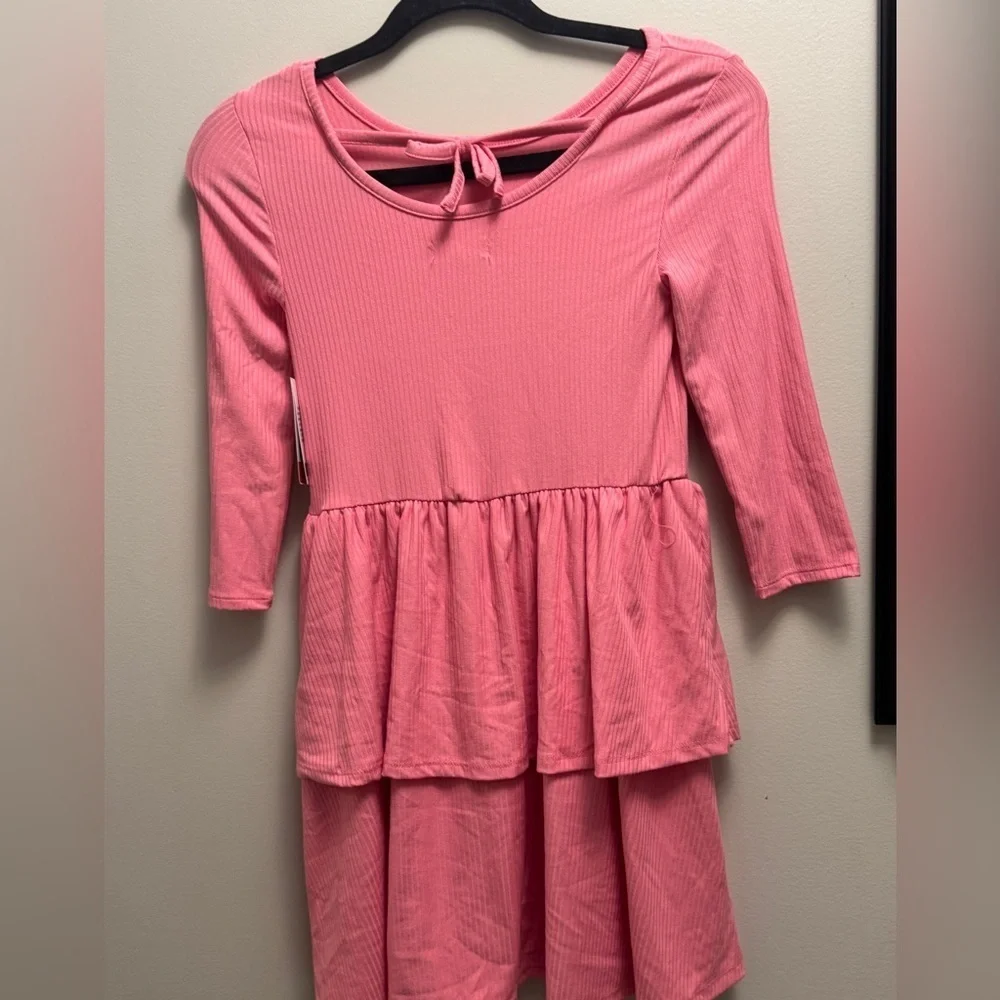 Epic Threads Big Girls Ribbed-Knit Tiered Ruffled Dress Sweetheart New